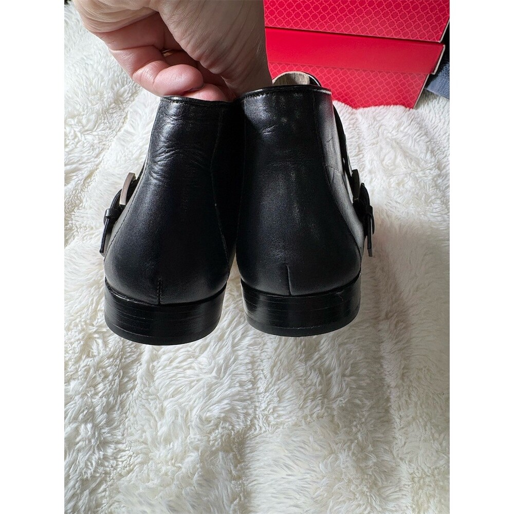 Michael Kors Womens Ankle Booties Black Grommet Strap Buckle Size 8.5M - Picture 4 of 8